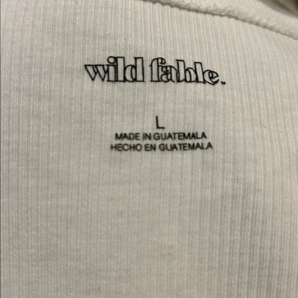 White Ribbed Tank Top - Picture 3 of 3